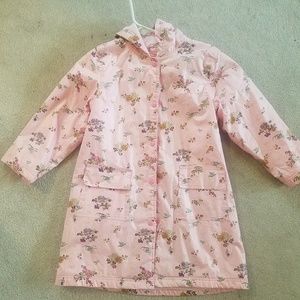 Floral Pink Raincoat